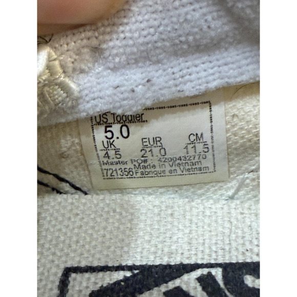 Vans Shoes Toddler Size 5 Black White Classic Slip-On Checkerboard Canvas Skater - Picture 4 of 7